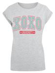 Рубашка F4NT4STIC XOXO University Valentinstag, серый - фото