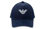 Бейсболка с логотипом Emporio Armani, синий - фото 3