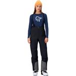 Гортекс-салопетки Norrona, цвет caviar - фото