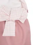 Конверт в клетку гингем с бантом La Stupenderia, розовый - фото 2