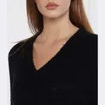 Шерстяной свитер обычного кроя Marella, черный - фото 4