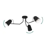 Потолочный светильник EGLO, черный - фото 3