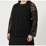 Кардиган FONTE Marina Rinaldi, черный - фото