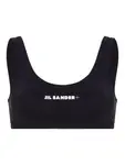Топ бикини с логотипом JIL SANDER, синий - фото