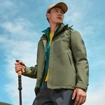 Куртка унисекс цвета хаки Skechers, Kara Mai Green + Сумка для покупок в комплекте - фото 8