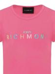 Футболка с логотипом John Richmond Junior, розовый - фото 3