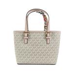 MICHAEL KORS Сумка Jet Set Leather, шоппер, мини-клатч Vanilla White - фото 9