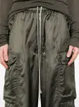 Брюки карго с кулиской Rick Owens, зеленый - фото 5
