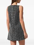 Платье мини Monogram Strass Philipp Plein, черный - фото 4