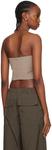 SSENSE Work Capsule - топ-труба Taupe Audrey Paris Georgia - фото 3