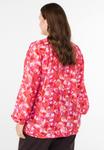 Блуза Zizzi MIT V-AUSSCHNITT UND GRAFISCHEM , Pink Flower Aop/Pink - фото 3