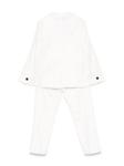 Двубортный костюм Paolo Pecora Kids, белый - фото 2