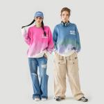 Свитер унисекс GOLFCROSS, серо-зеленый - фото 8