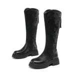 Высокие сапоги женские черные EBLAN - фото 3