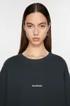 Свитшот с логотипом Stamp Acne Studios, черный - фото 3