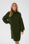 Вязаное платье Cream Pumpkin , Dark green - фото 2