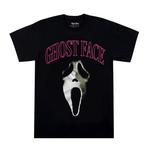 Мужская футболка с рисунком Ghostface Licensed Character, черный - фото