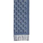 Гучи Шарф с бахромой GG Shadow - фото 2