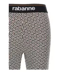 Леггинсы с монограммой Rabanne, мультиколор - фото 3