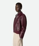 Leather blouson BOTTEGA VENETA, варенье - фото 2