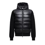 Худи Moncler Padded Wool Zip-Up Hoodie, Black - фото