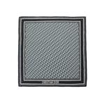 Шелковый платок унисекс серый DIOR - фото