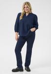 Блуза Kaffe Curve KCSILLA, Midnight Marine/Dark Blue - фото 2