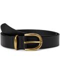 Ремень Madewell Classic Two-Piece Belt, черный - фото