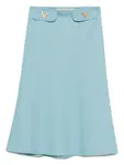 Юбка миди А-силуэта VALENTINO GARAVANI, синий - фото