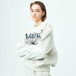 Свитшот Unisex MARDI MERCREDI, Пыльно-серый (Яблочно-зеленый) - фото 9