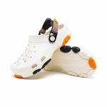 Сабо женские Exull Q, белый/оранжевый - фото 3