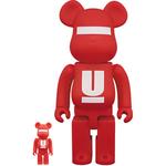 BE@RBRICK X Medicom Undercover логотип красный/белый - фото