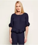 Блуза regular fit Joseph Ribkoff, темно-синий - фото