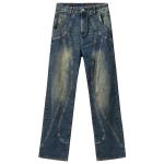 Джинсы унисекс Xinyinsu, желтый - фото