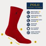 POLO RALPH LAUREN Мужские носки Performance Crew, 6 пар, Solid Bright - фото 2