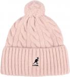 Шапка Kangol Pompom Beanie - Chalk / 1SFM Pull-Ons & Beanies, Light Pink - фото 4