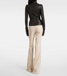 Кожаная куртка Гэри Rick Owens, черный - фото 3