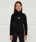 Водолазка детская Calvin Klein Jeans из органического хлопка, черный - фото
