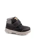 Детские ботинки Leader-tech на застежке-липучке Pablosky, черный - фото