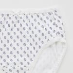 Комплект трусов Uniqlo для девочек, 3 шт., голубой - фото 2