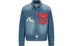 Джинсовая куртка SS22 Denim Blue EVISU - фото