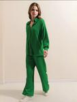 Брючный костюм Bigdart, зеленый - фото 4