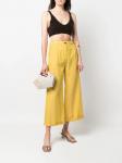 Myths укороченные брюки широкого кроя, желтый - фото 2