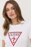 Хлопковая футболка Guess, белый - фото 4