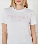 Футболка Regular fit Twin-Set, белый - фото 4