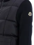 Пуховик с вязаными вставками MONCLER, синий - фото 3