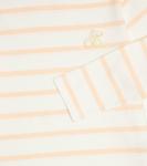 Хлопковый топ в бретонскую полоску Bonpoint, Pale Pink - фото 3