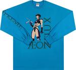 Лонгслив Supreme Aeon Flux Long-Sleeve Tee 'Bright Blue', синий - фото 2