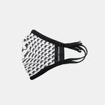 Маска Marine Serre Gecko Jacquard Face, черный/серый - фото
