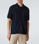 Хлопковая поло Tiernan Orlebar Brown, Night Iris - фото 3